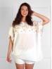 Floral Embroidery Breathable Top